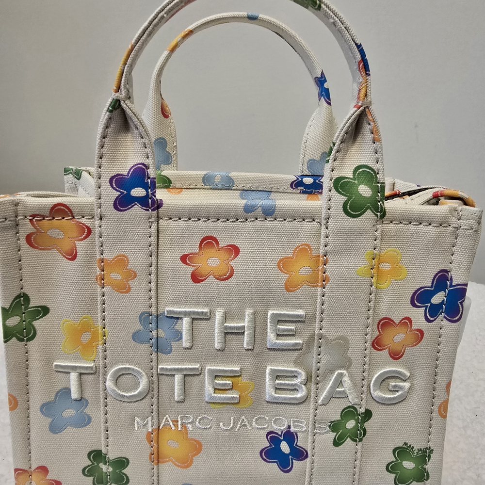 Marc Jacobs Floral Canvas Tote Bag